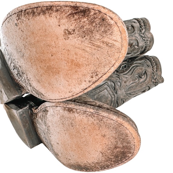 ✿FINAL💰DROP✿ Frye Dark Brown Wyatt Overlay Boots - Picture 16 of 16